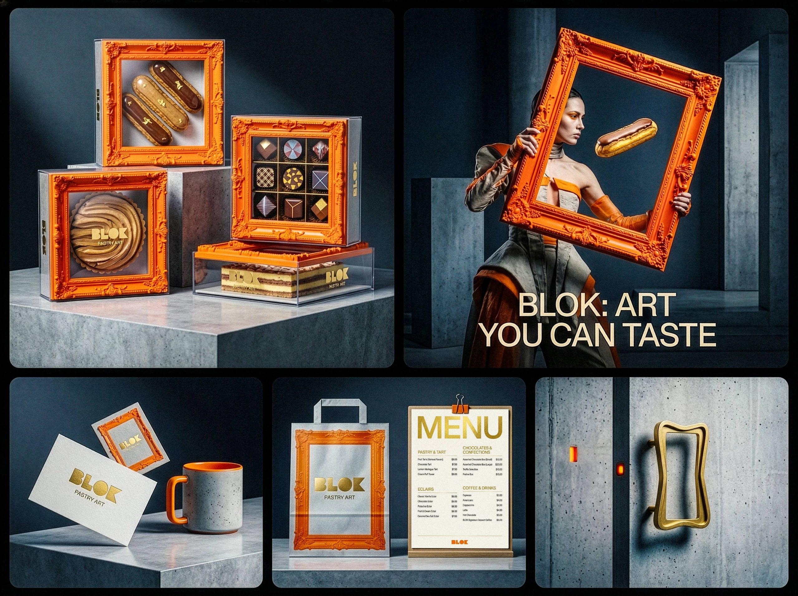 BLOK Luxury Éclair Branding by Up-Brands – Packaging Of The World