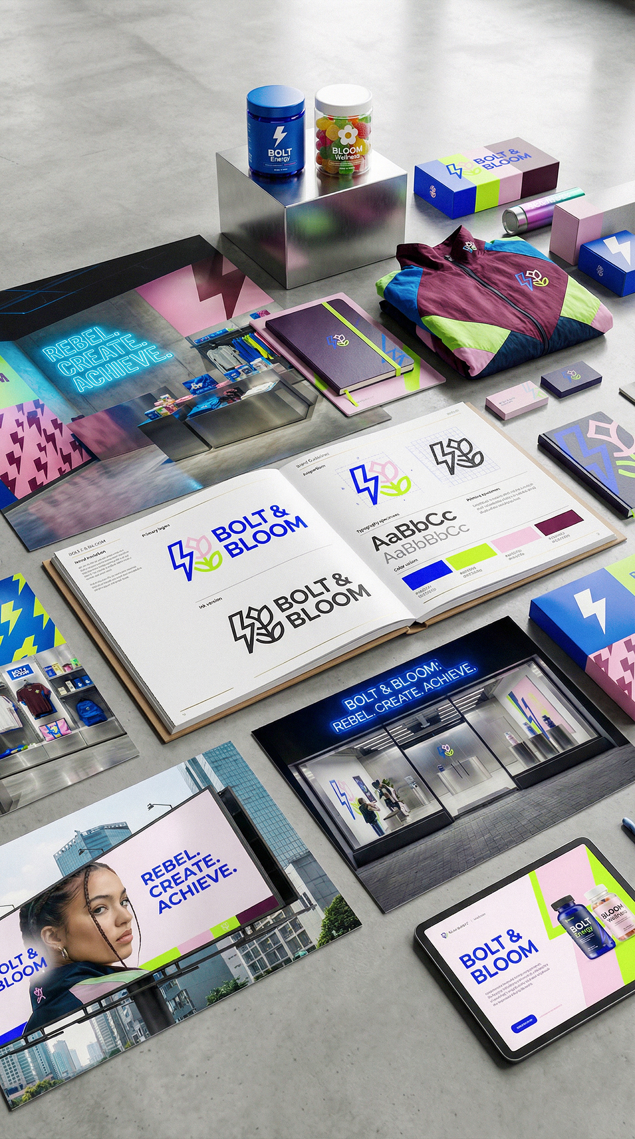 Bolt & Bloom : Rebel Wellness Supplement Branding Image 7