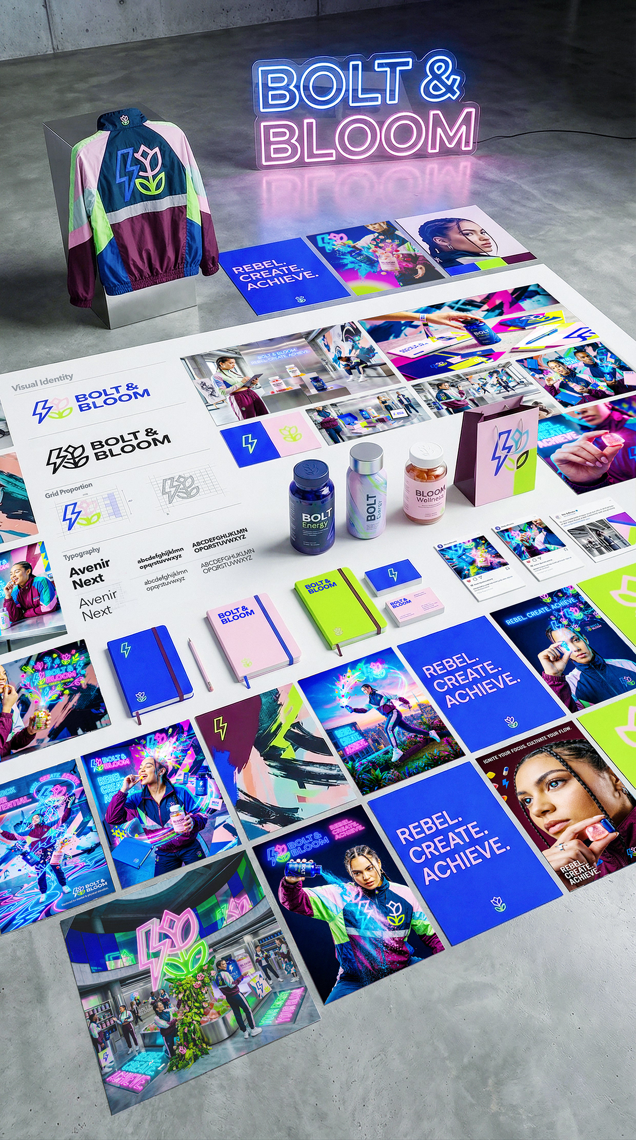 Bolt & Bloom : Rebel Wellness Supplement Branding Image 9