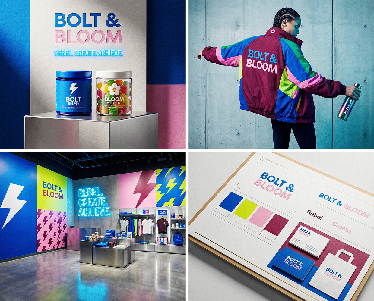 Bolt & Bloom : Rebel Wellness Supplement Branding Image 17
