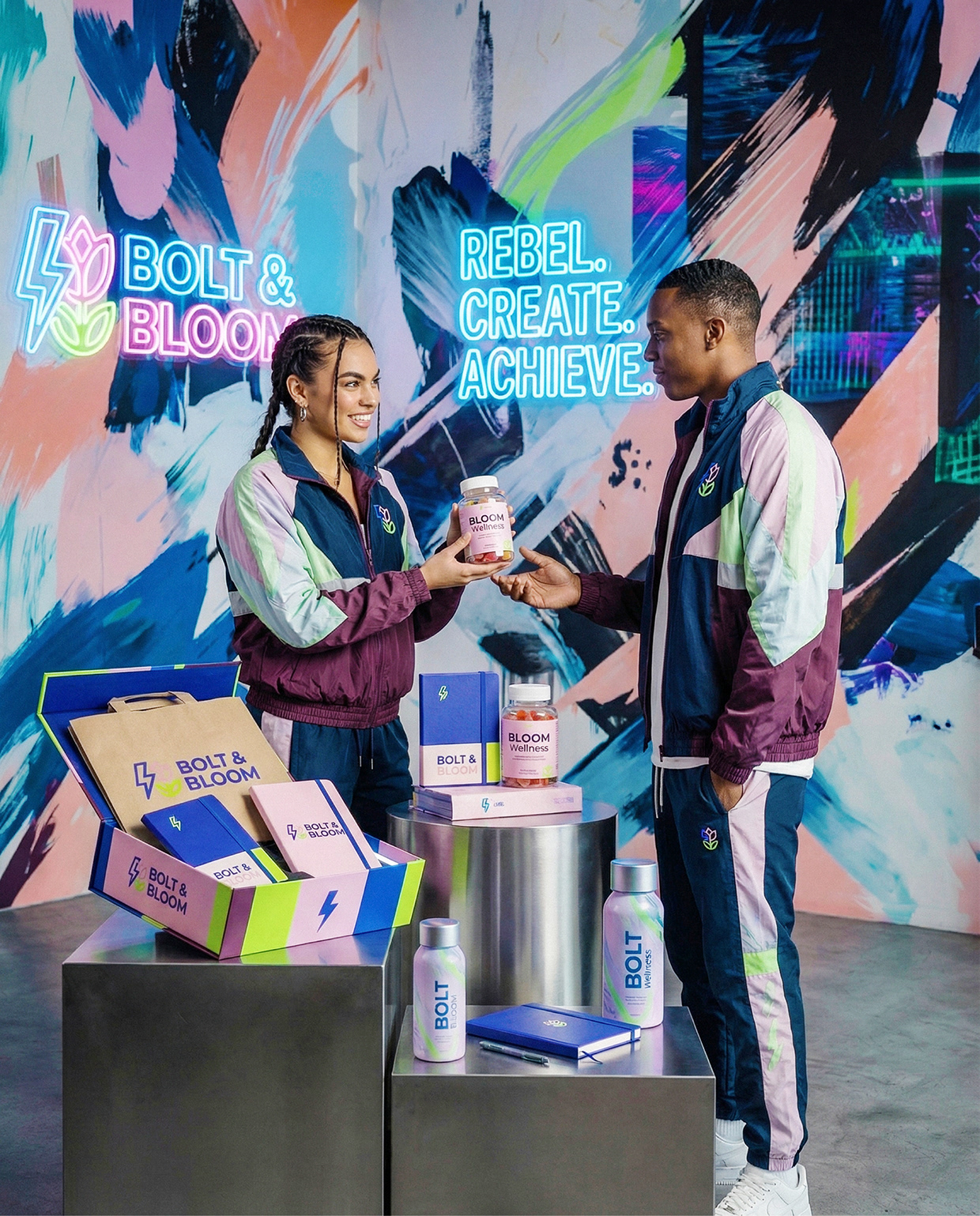 Bolt & Bloom : Rebel Wellness Supplement Branding Image 32