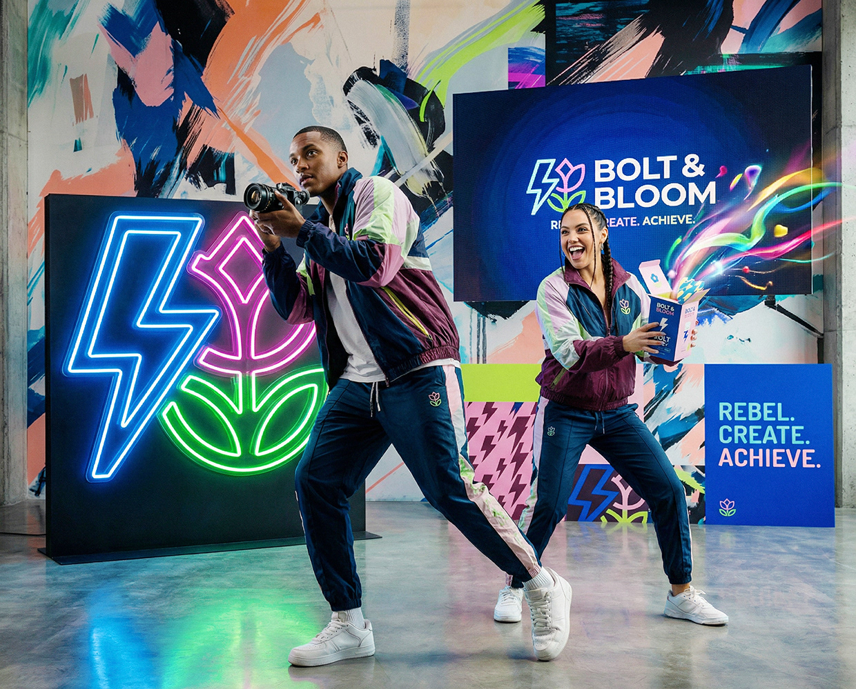 Bolt & Bloom : Rebel Wellness Supplement Branding Image 39