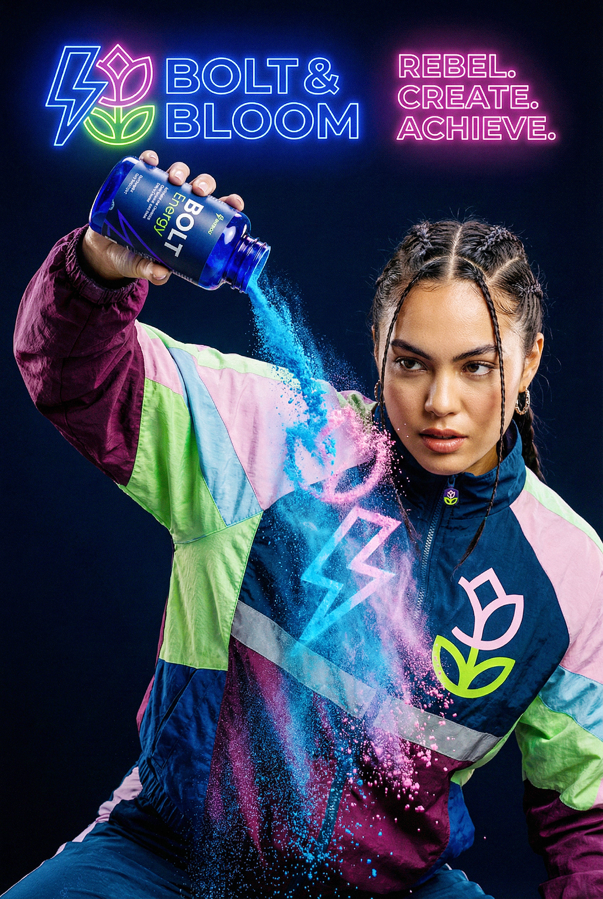 Bolt & Bloom : Rebel Wellness Supplement Branding Image 55