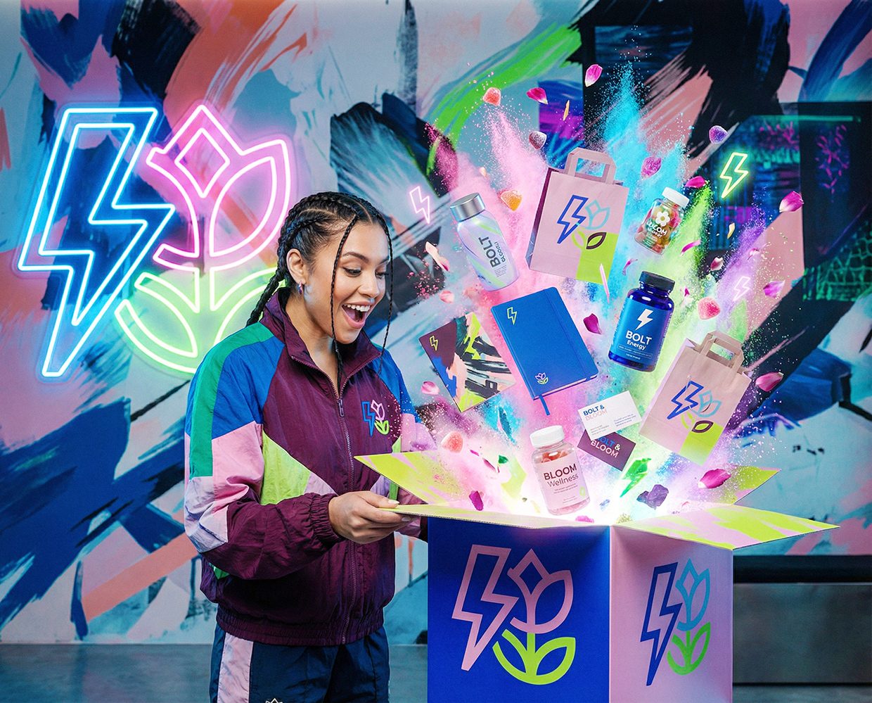 Bolt & Bloom : Rebel Wellness Supplement Branding Image 61