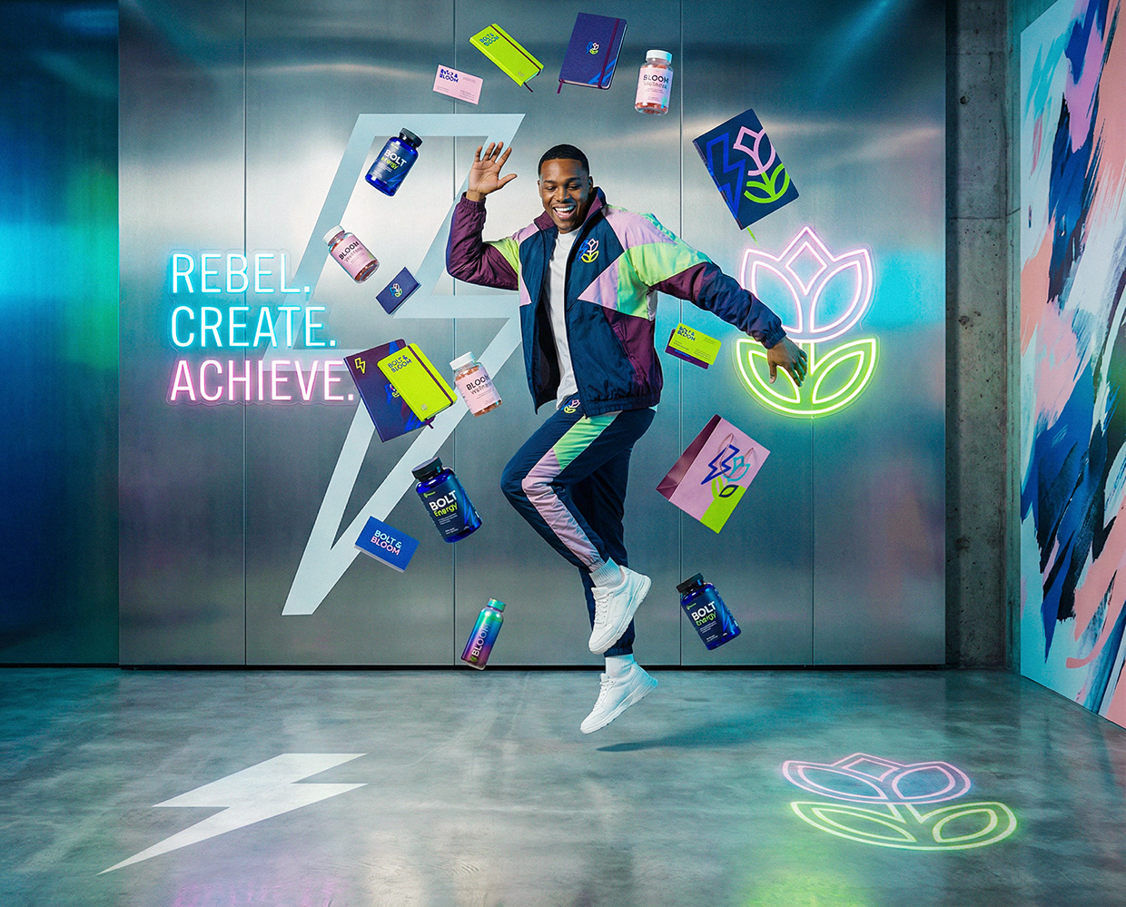 Bolt & Bloom : Rebel Wellness Supplement Branding Image 67