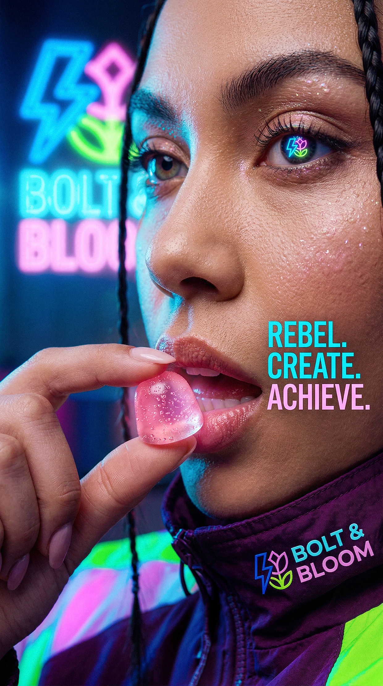 Bolt & Bloom : Rebel Wellness Supplement Branding Image 70
