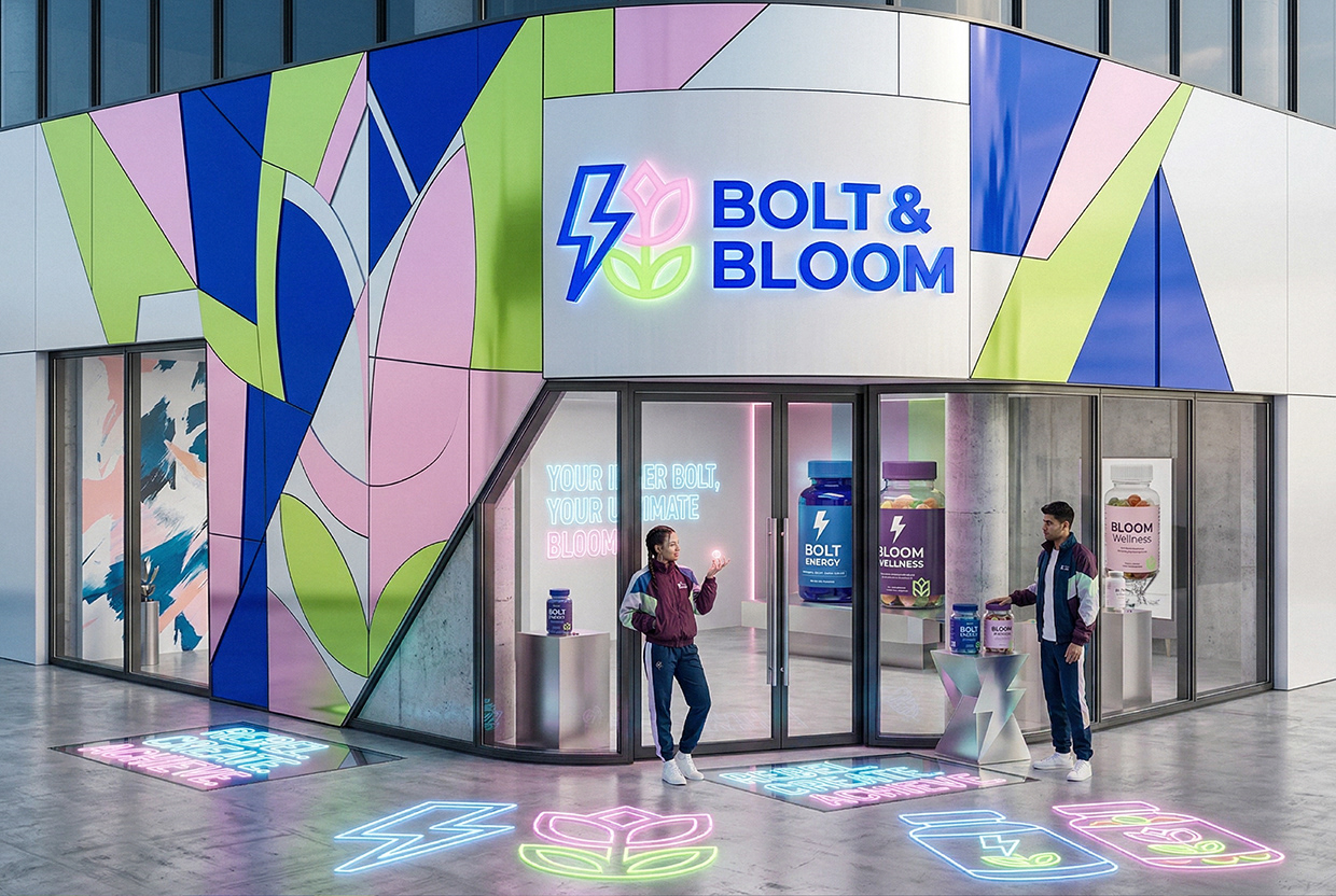 Bolt & Bloom : Rebel Wellness Supplement Branding Image 74