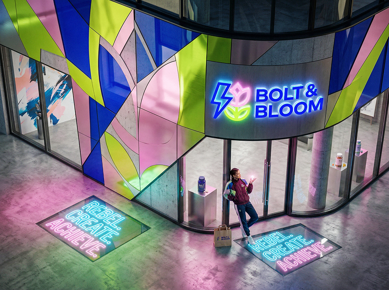 Bolt & Bloom : Rebel Wellness Supplement Branding Image 75