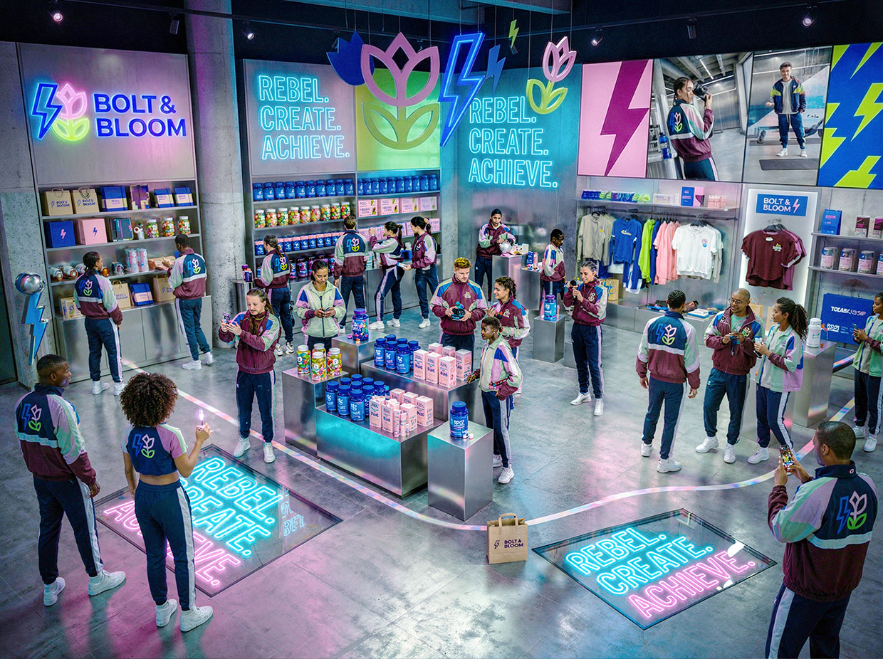 Bolt & Bloom : Rebel Wellness Supplement Branding Image 86