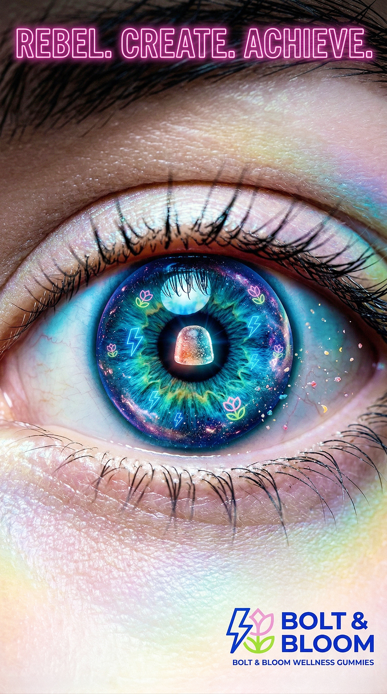 Bolt & Bloom : Rebel Wellness Supplement Branding Image 90