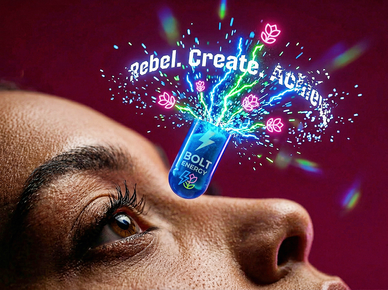 Bolt & Bloom : Rebel Wellness Supplement Branding Image 91