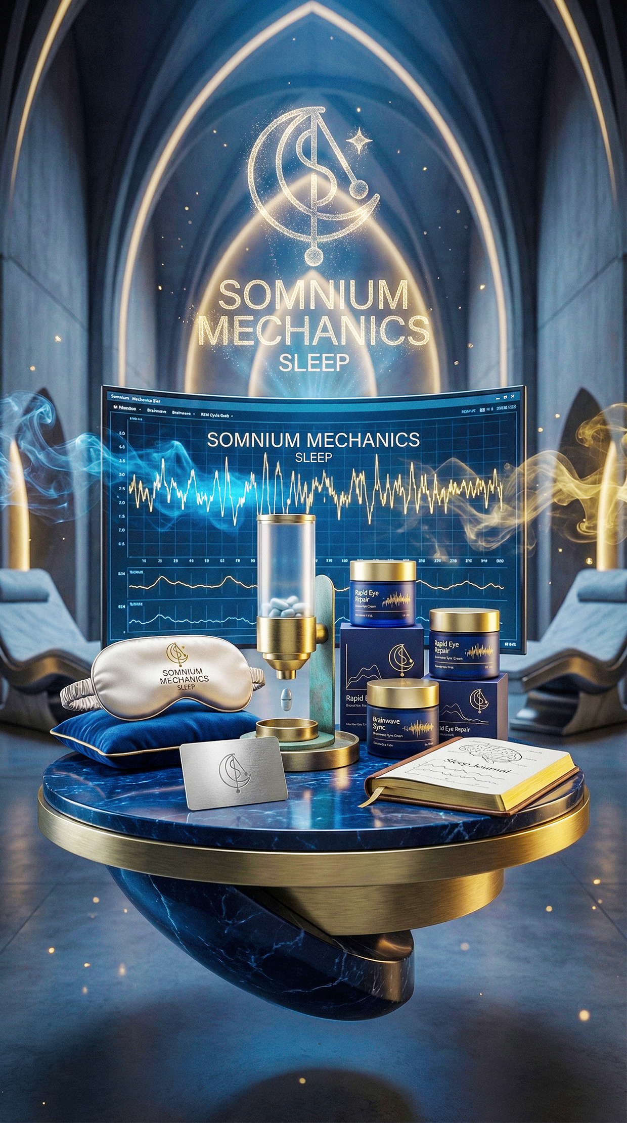 Somnium Mechanics : Sleep Salon Clinic Branding Image 0