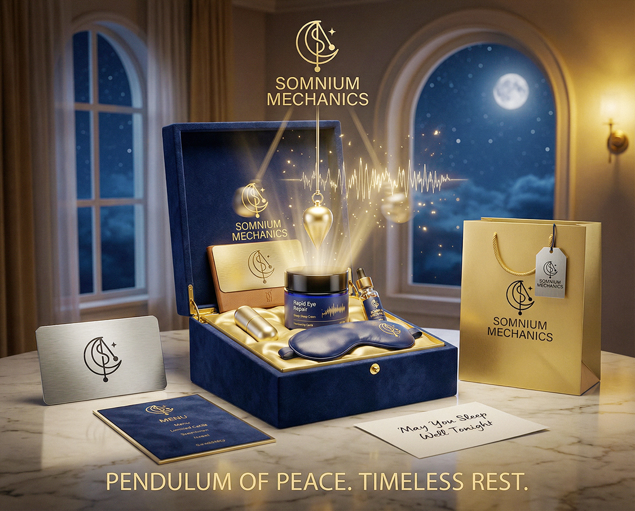 Somnium Mechanics : Sleep Salon Clinic Branding Image 3