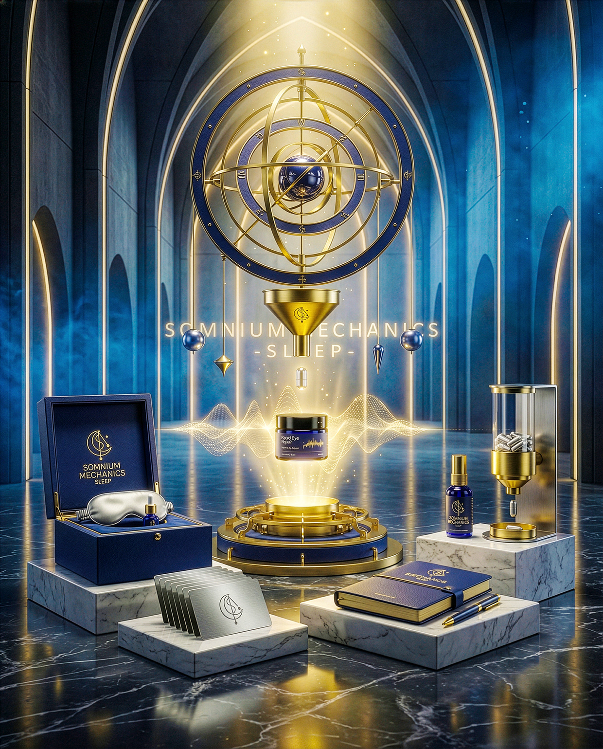 Somnium Mechanics : Sleep Salon Clinic Branding Image 5