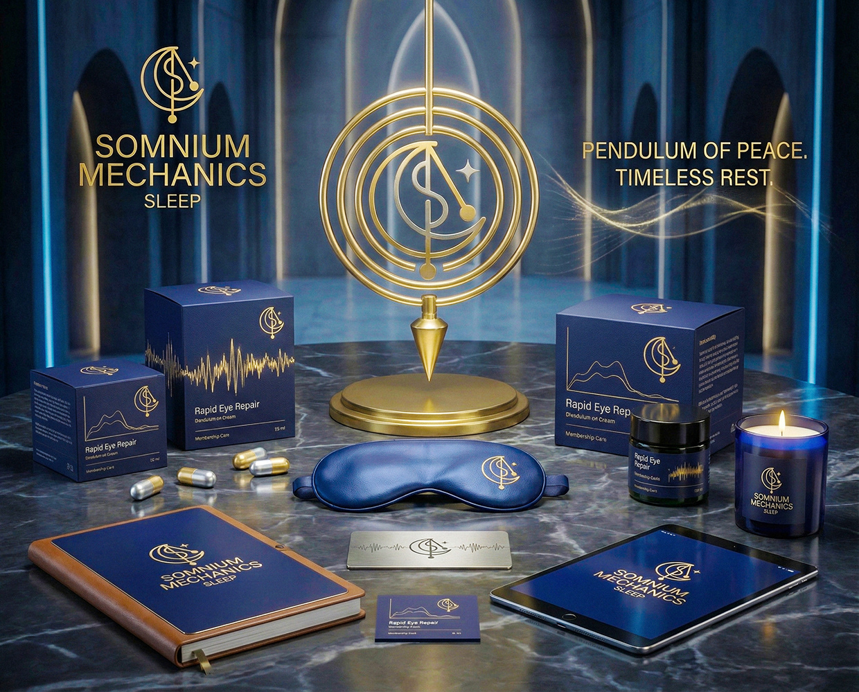 Somnium Mechanics : Sleep Salon Clinic Branding Image 10