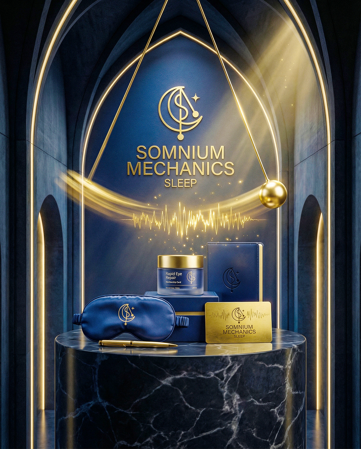 Somnium Mechanics : Sleep Salon Clinic Branding Image 11