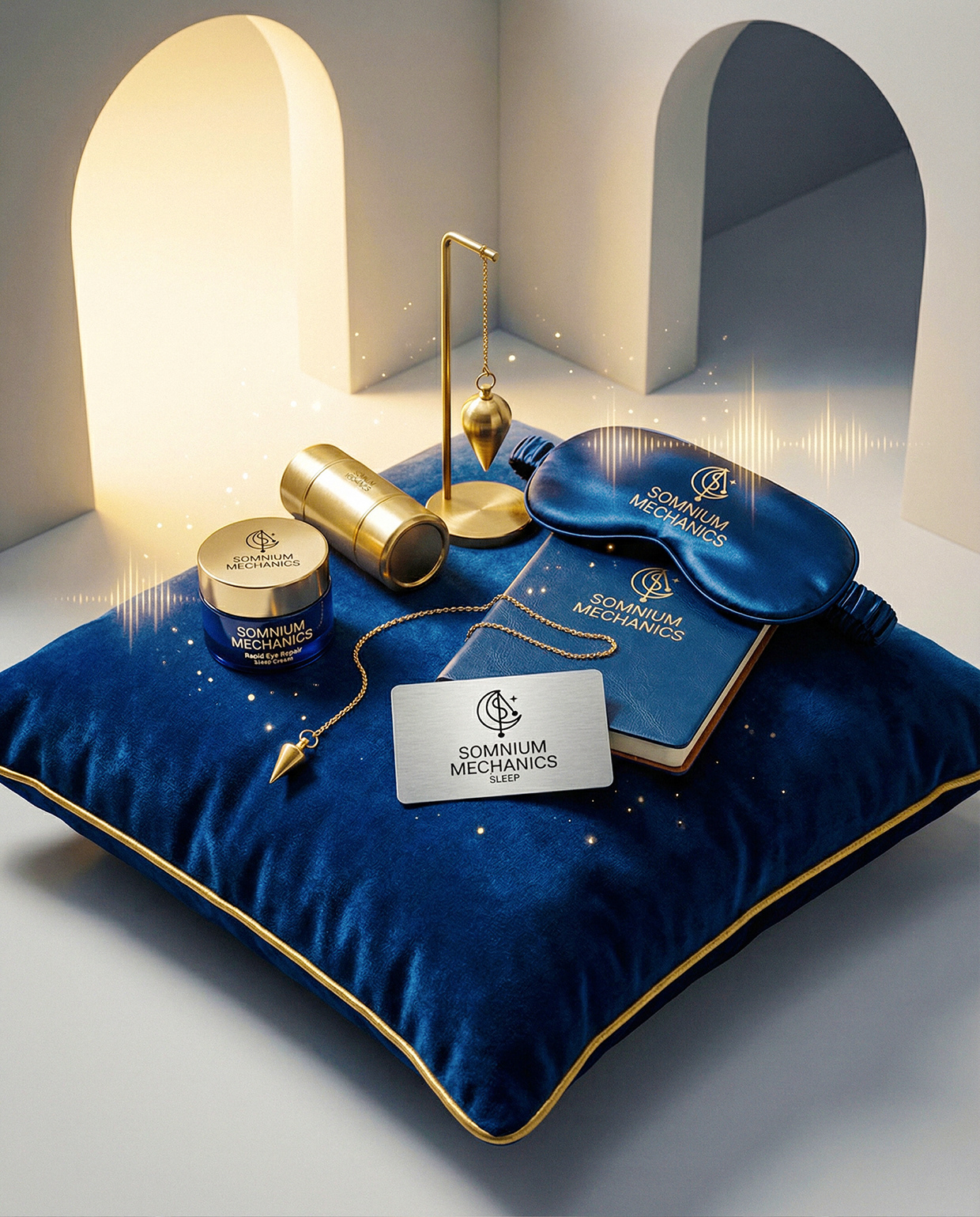 Somnium Mechanics : Sleep Salon Clinic Branding Image 12