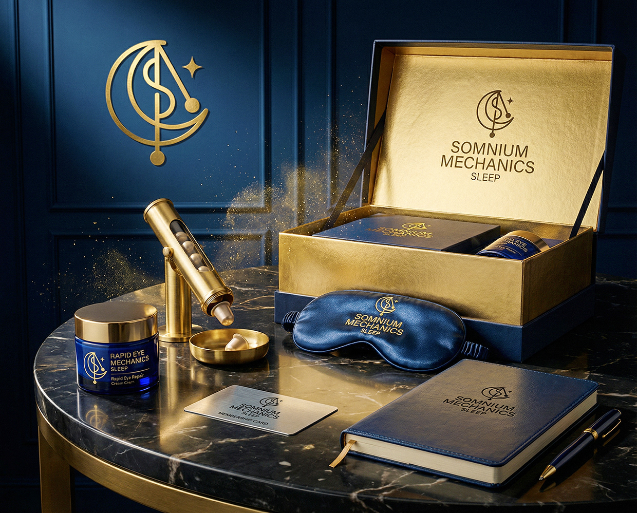 Somnium Mechanics : Sleep Salon Clinic Branding Image 14