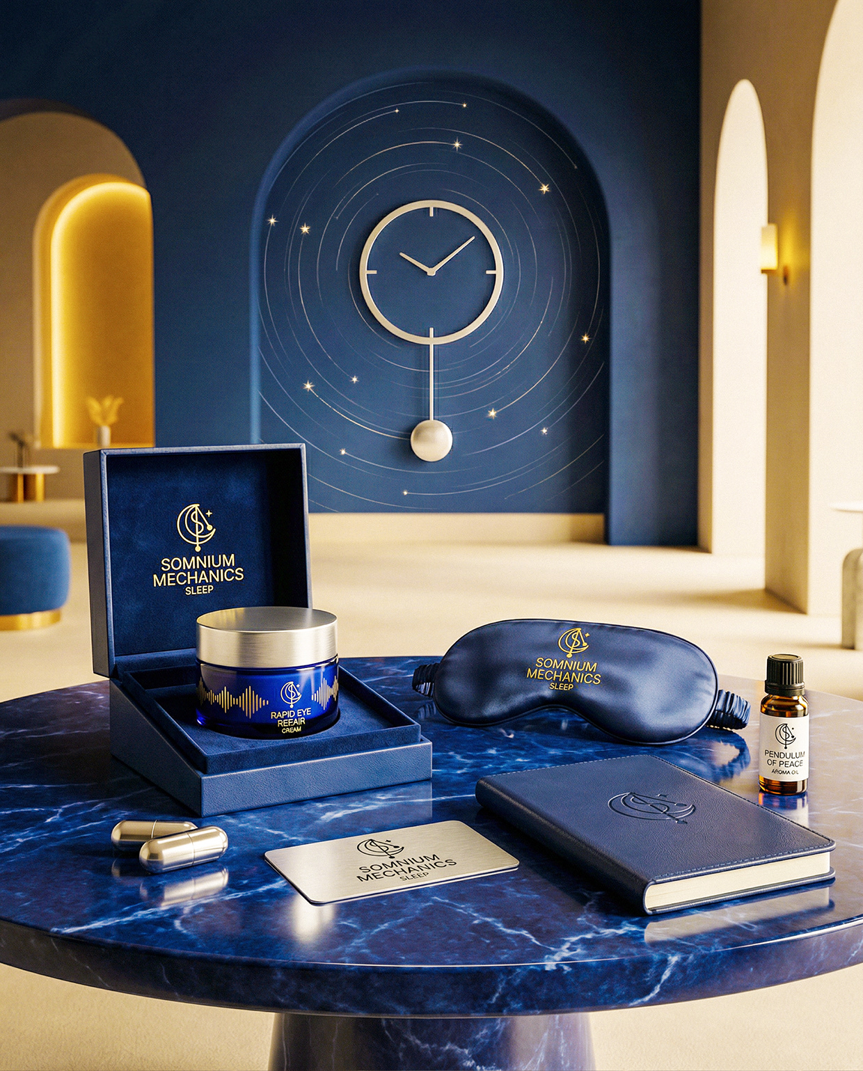 Somnium Mechanics : Sleep Salon Clinic Branding Image 15