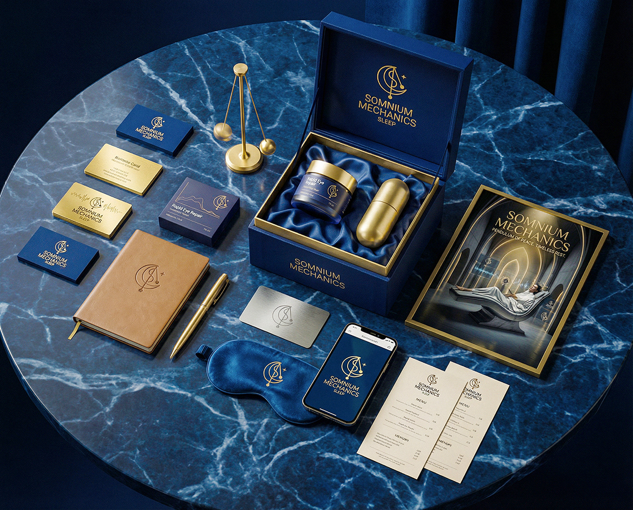 Somnium Mechanics : Sleep Salon Clinic Branding Image 19