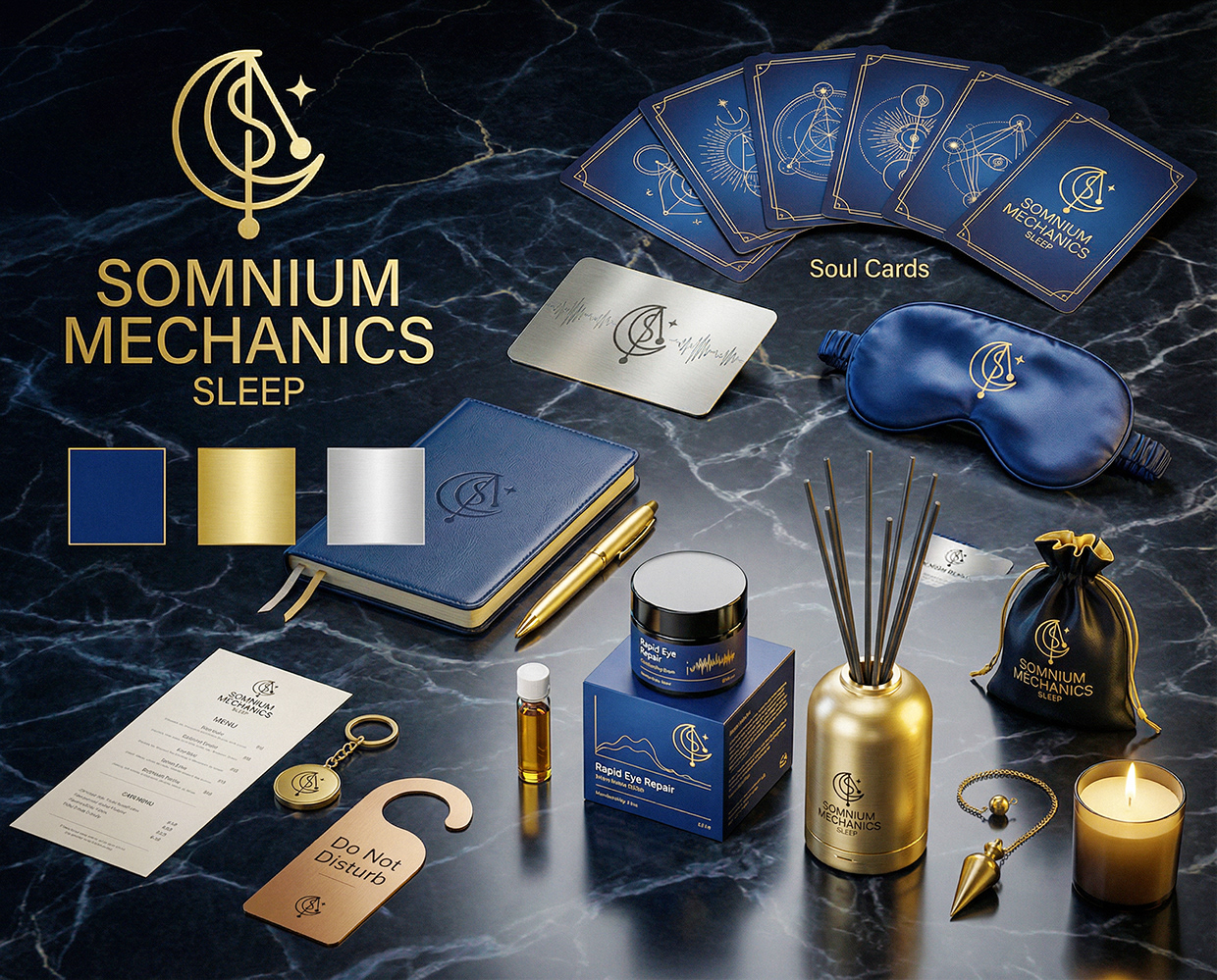Somnium Mechanics : Sleep Salon Clinic Branding Image 22