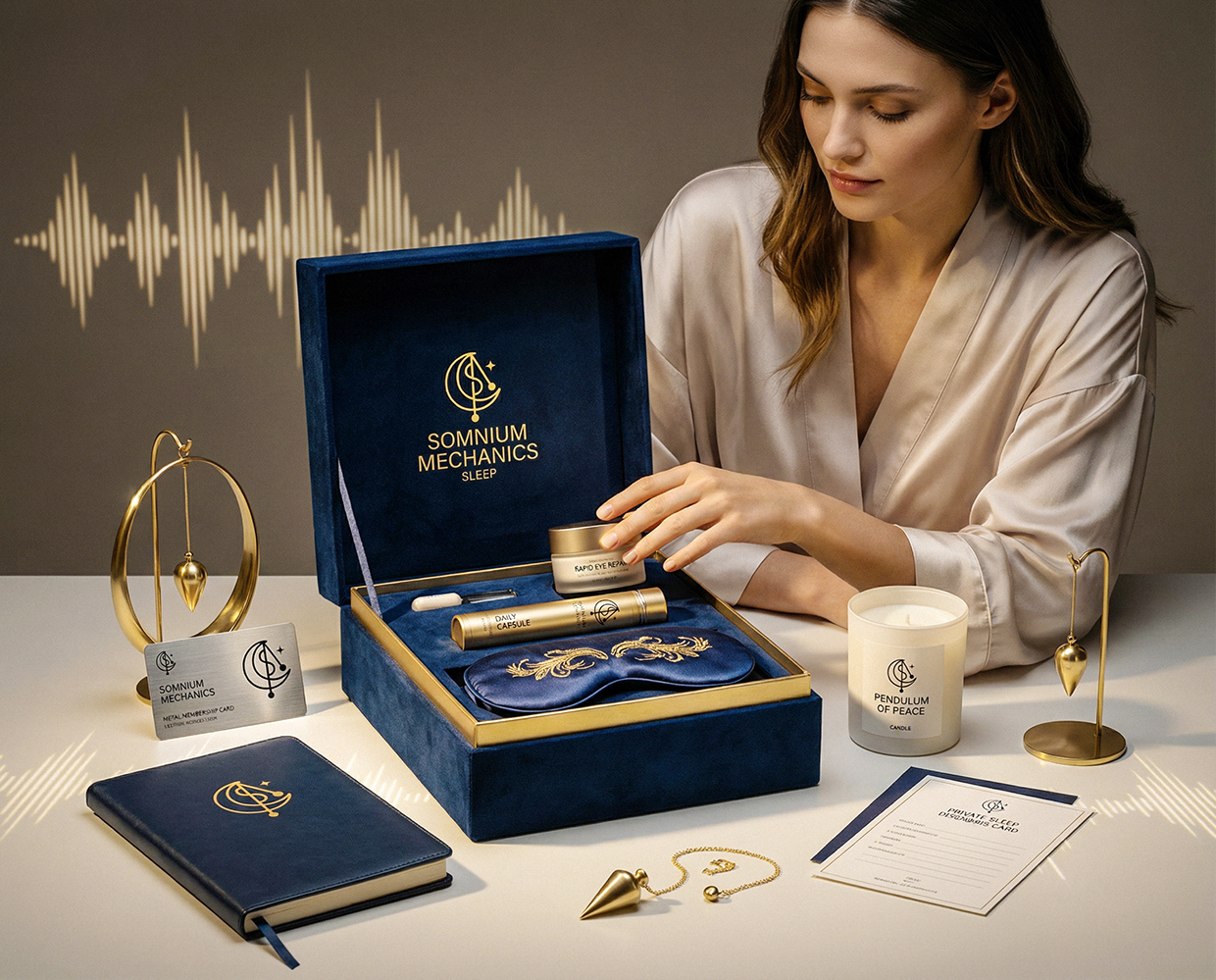 Somnium Mechanics : Sleep Salon Clinic Branding Image 24