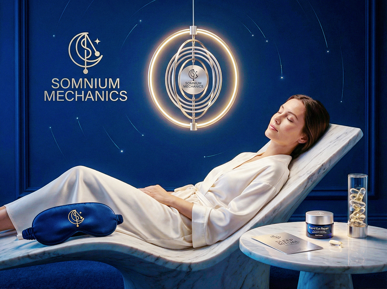 Somnium Mechanics : Sleep Salon Clinic Branding Image 25