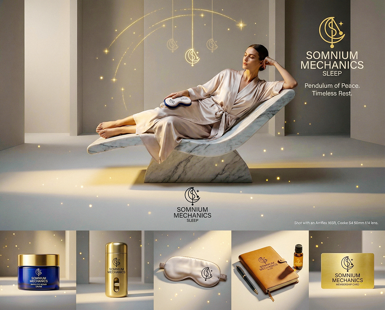 Somnium Mechanics : Sleep Salon Clinic Branding Image 28