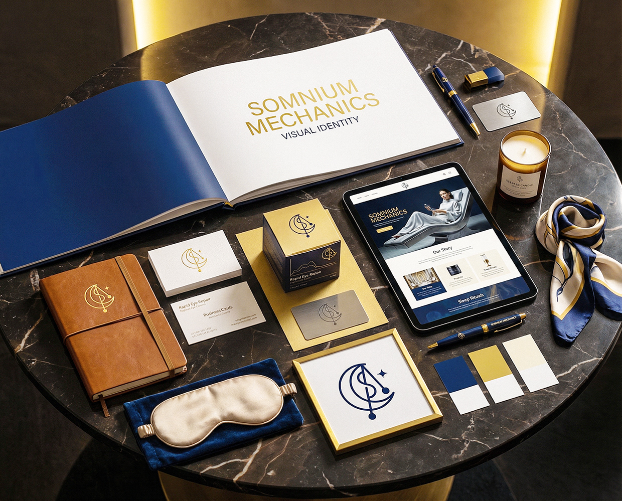 Somnium Mechanics : Sleep Salon Clinic Branding Image 36