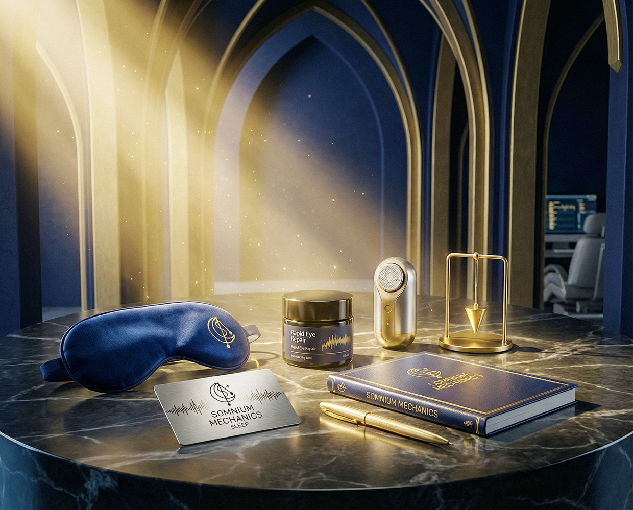 Somnium Mechanics : Sleep Salon Clinic Branding Image 38