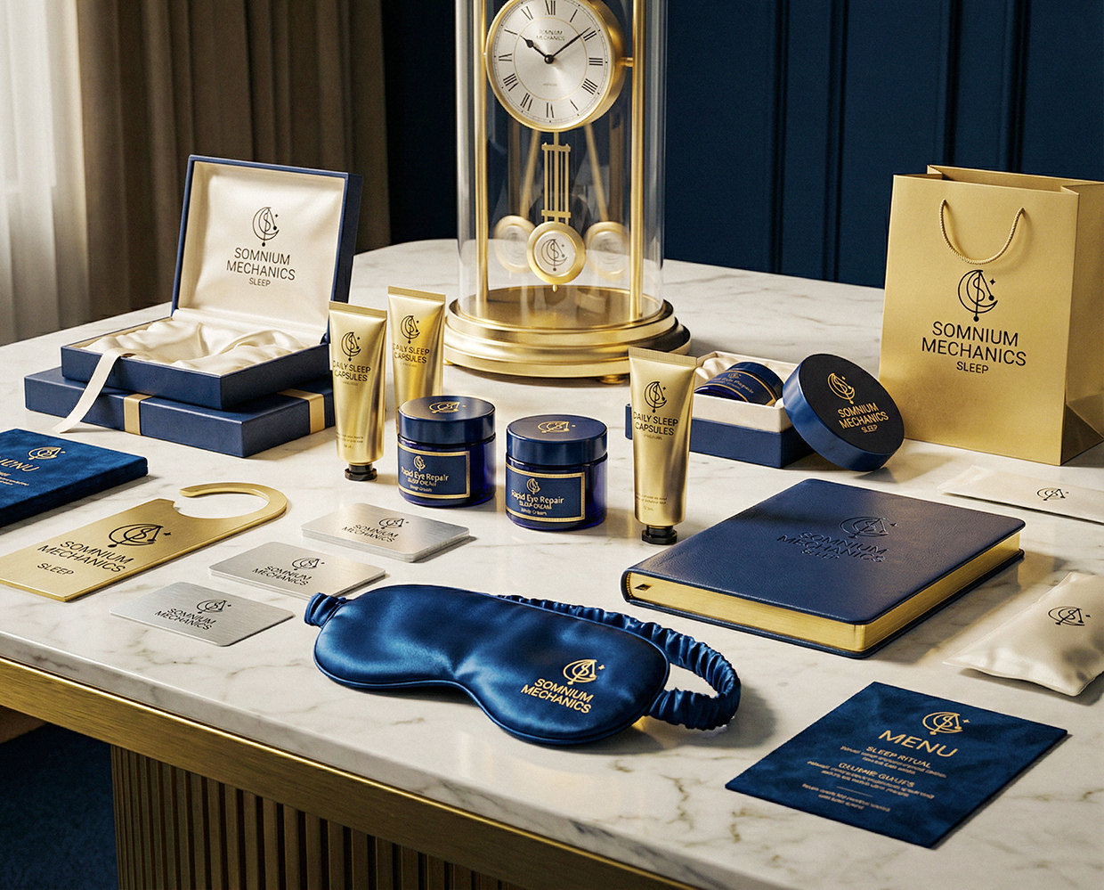 Somnium Mechanics : Sleep Salon Clinic Branding Image 39