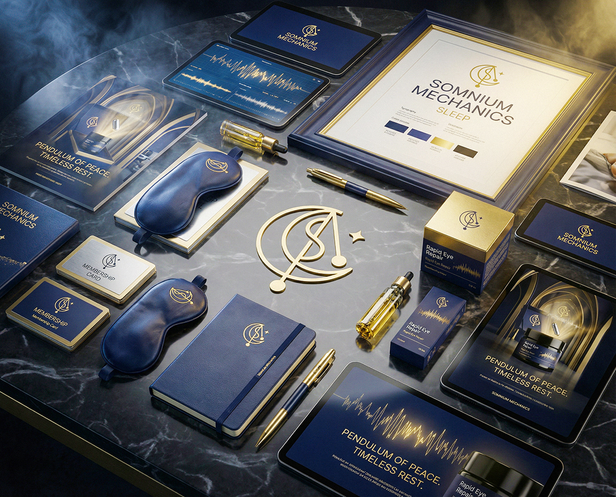 Somnium Mechanics : Sleep Salon Clinic Branding Image 41