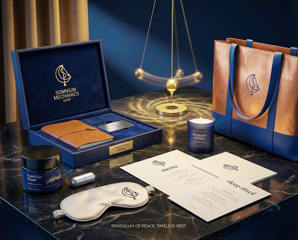 Somnium Mechanics : Sleep Salon Clinic Branding Image 48