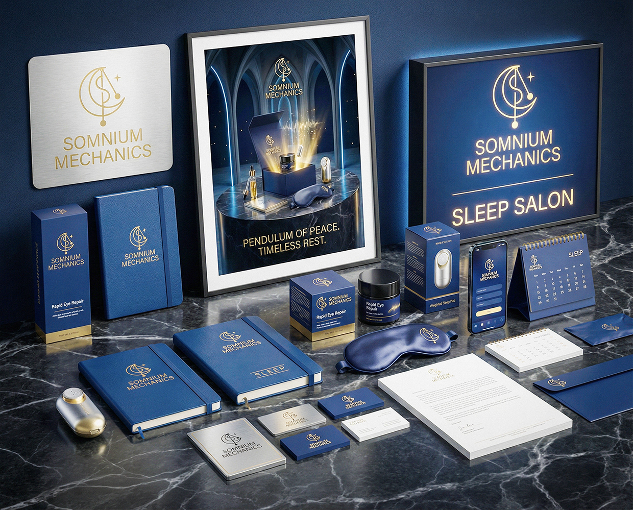 Somnium Mechanics : Sleep Salon Clinic Branding Image 50