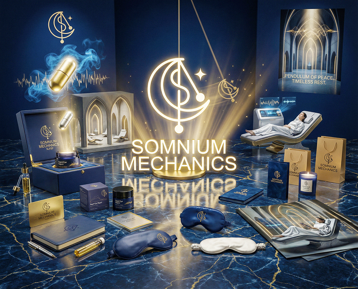 Somnium Mechanics : Sleep Salon Clinic Branding Image 53