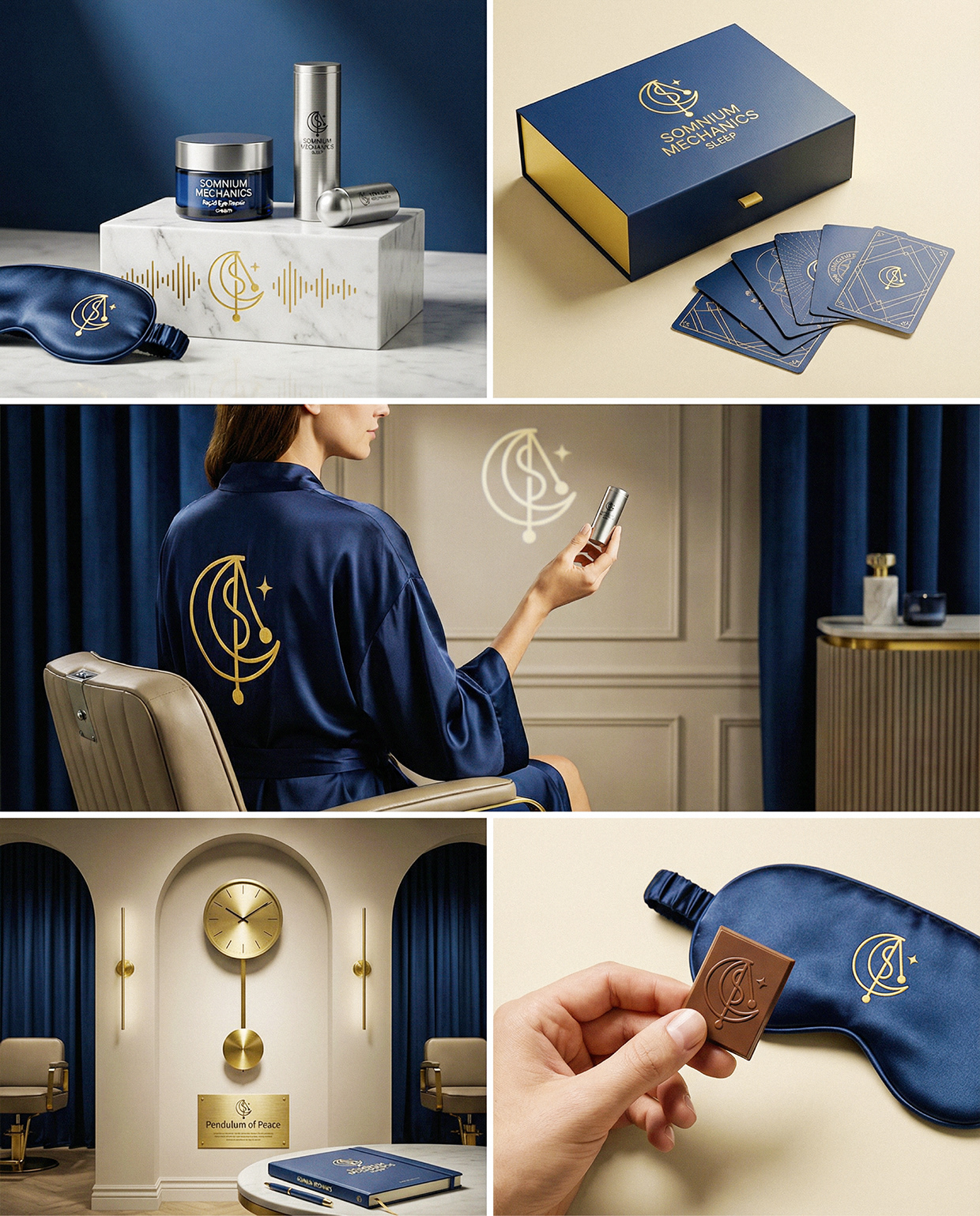 Somnium Mechanics : Sleep Salon Clinic Branding Image 58