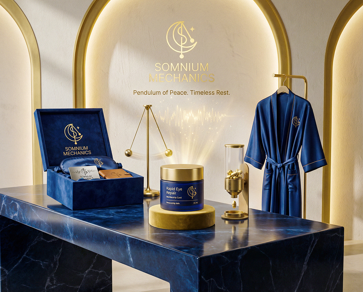 Somnium Mechanics : Sleep Salon Clinic Branding Image 59