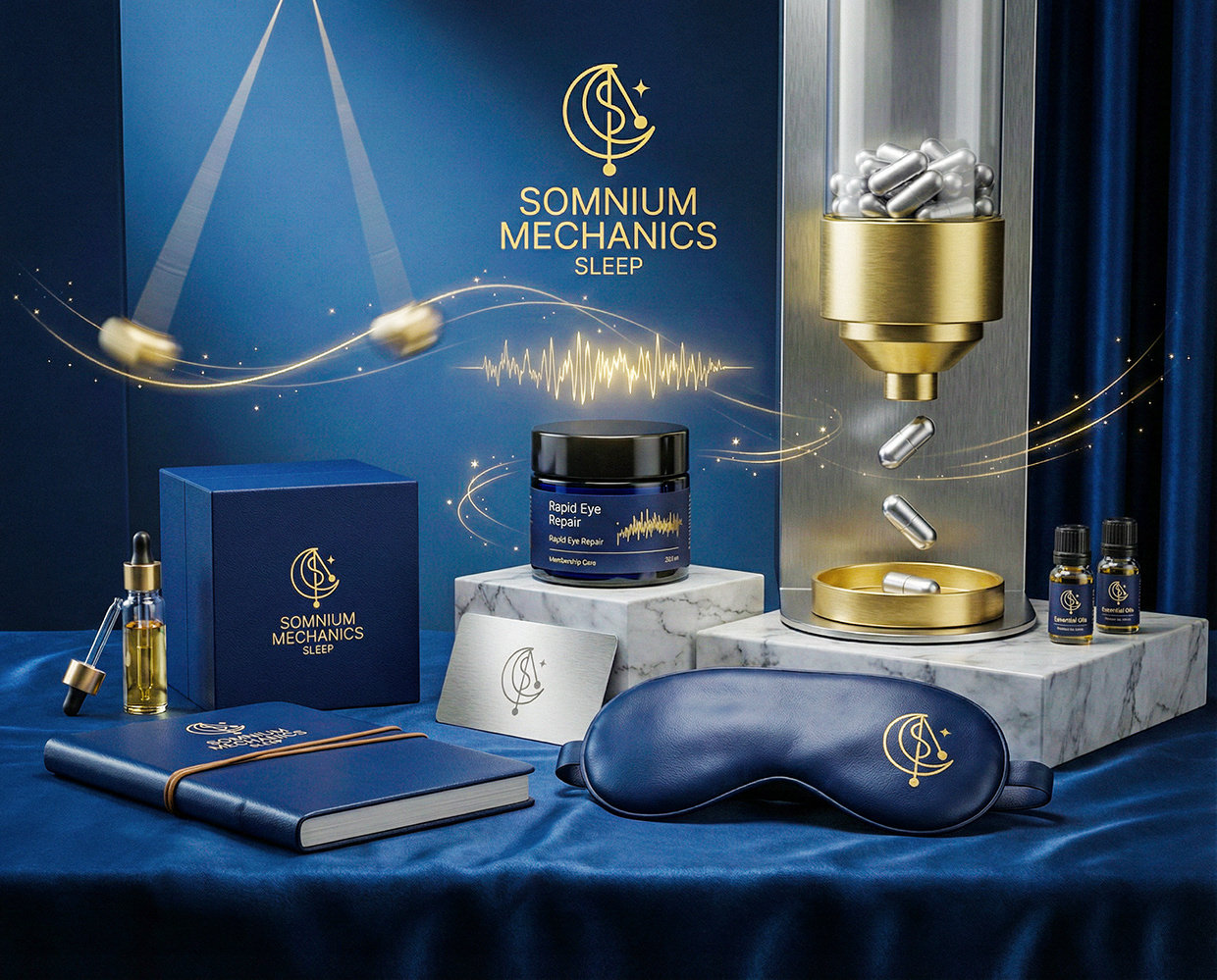 Somnium Mechanics : Sleep Salon Clinic Branding Image 61