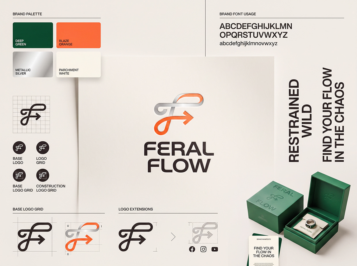 FERAL FLOW | Smart Ring & Biometric Flow State Identity Image 3