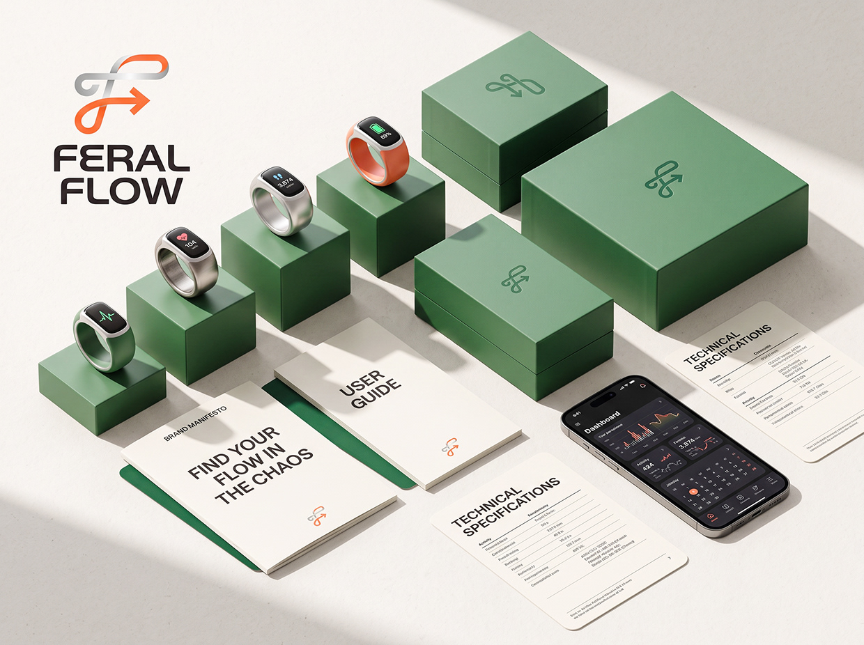 FERAL FLOW | Smart Ring & Biometric Flow State Identity Image 5