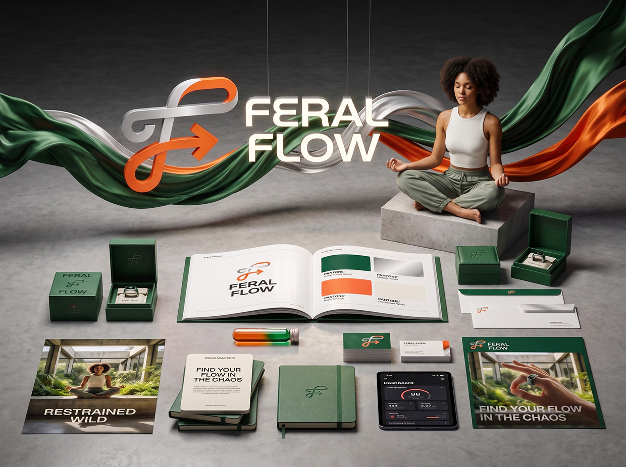 FERAL FLOW | Smart Ring & Biometric Flow State Identity Image 6