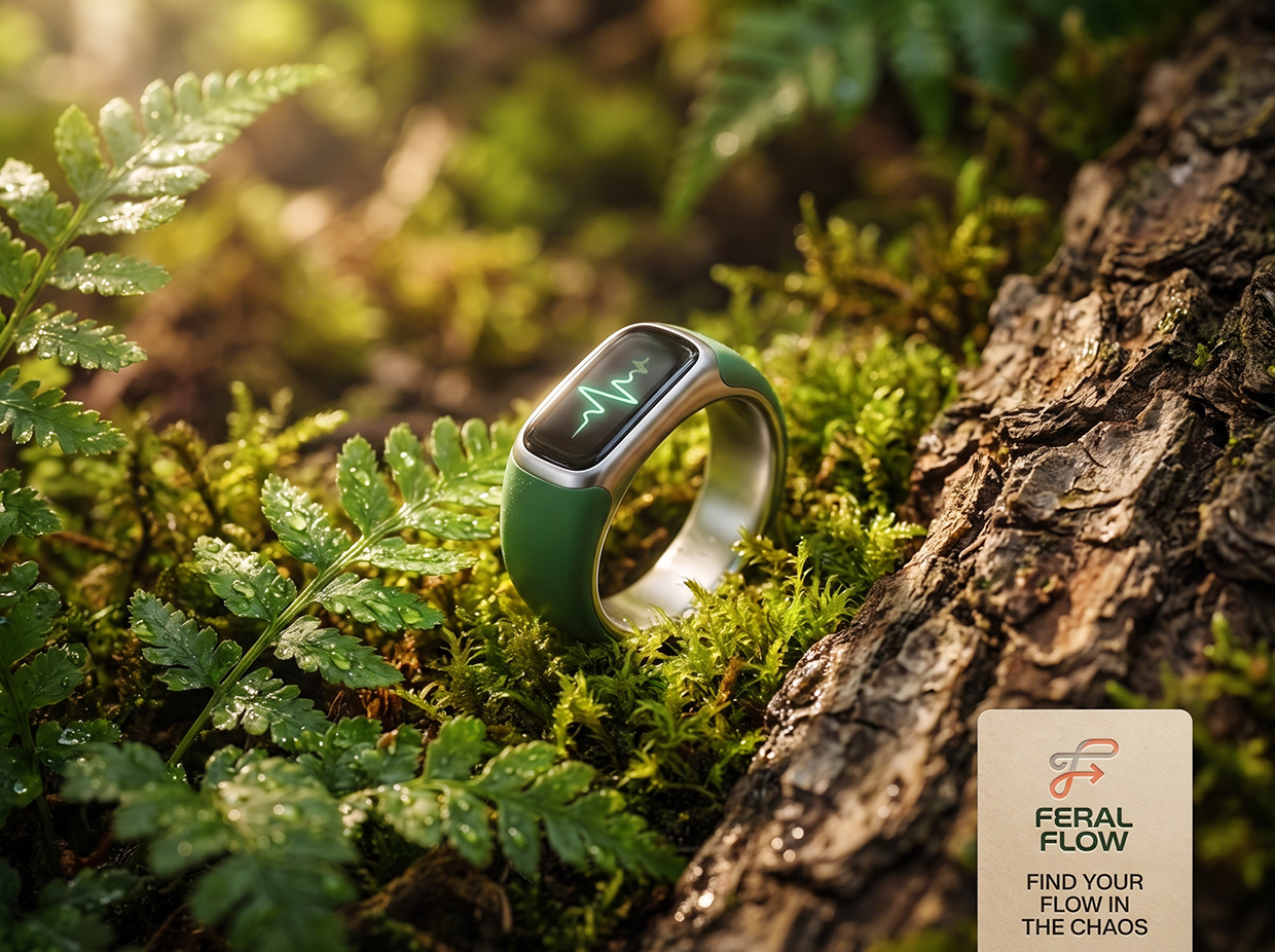FERAL FLOW | Smart Ring & Biometric Flow State Identity Image 13