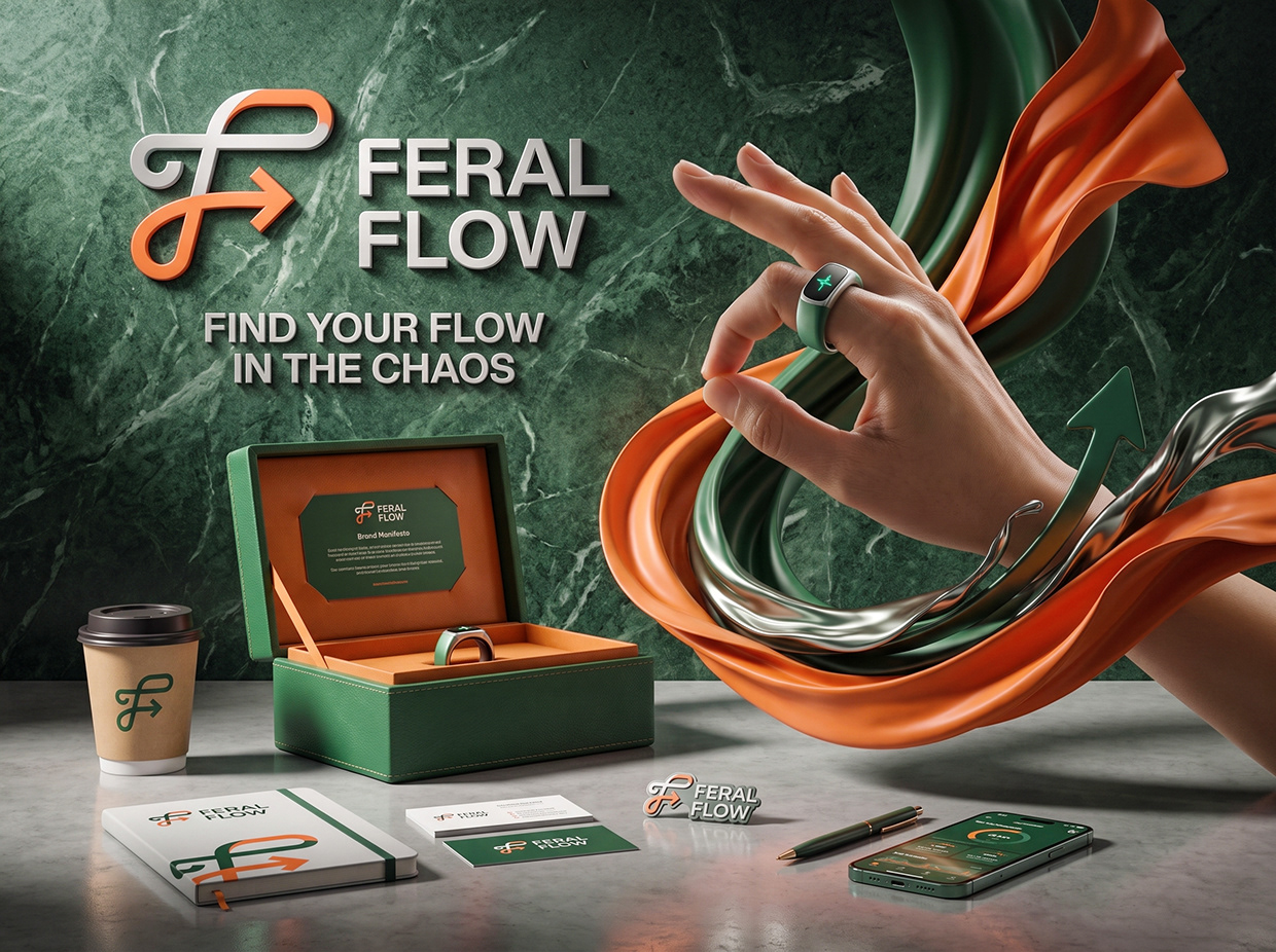 FERAL FLOW | Smart Ring & Biometric Flow State Identity Image 23