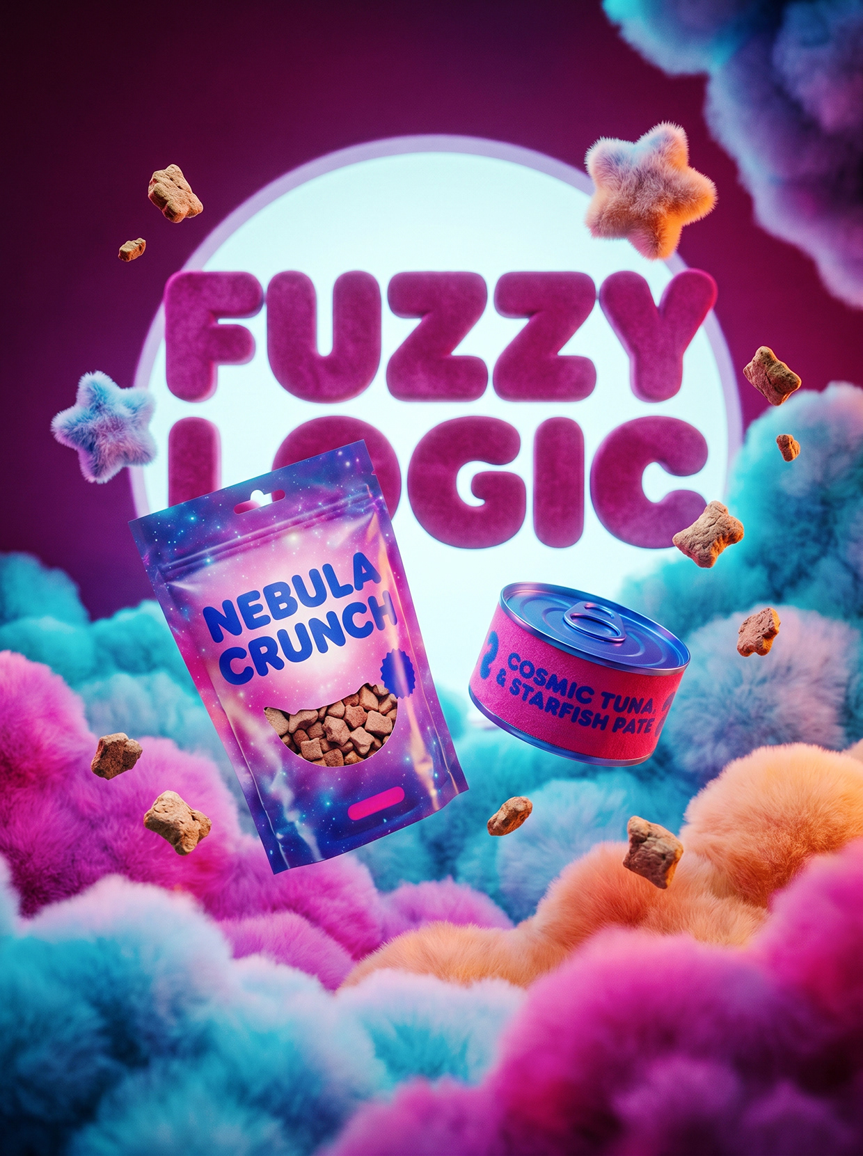 FUZZY LOGIC | Space-Pop Pet Lifestyle Branding Image 3
