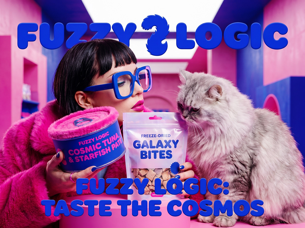 FUZZY LOGIC | Space-Pop Pet Lifestyle Branding Image 8