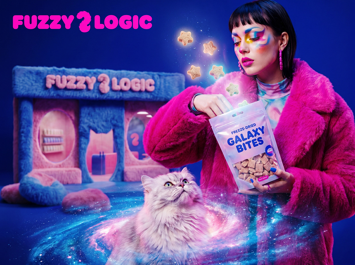 FUZZY LOGIC | Space-Pop Pet Lifestyle Branding Image 10