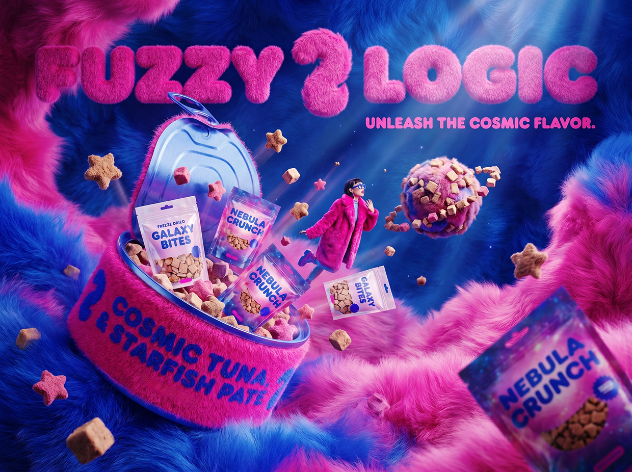 FUZZY LOGIC | Space-Pop Pet Lifestyle Branding Image 11