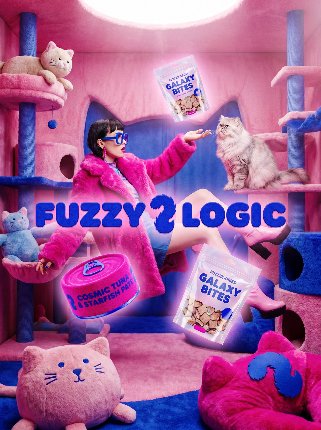 FUZZY LOGIC | Space-Pop Pet Lifestyle Branding Image 13