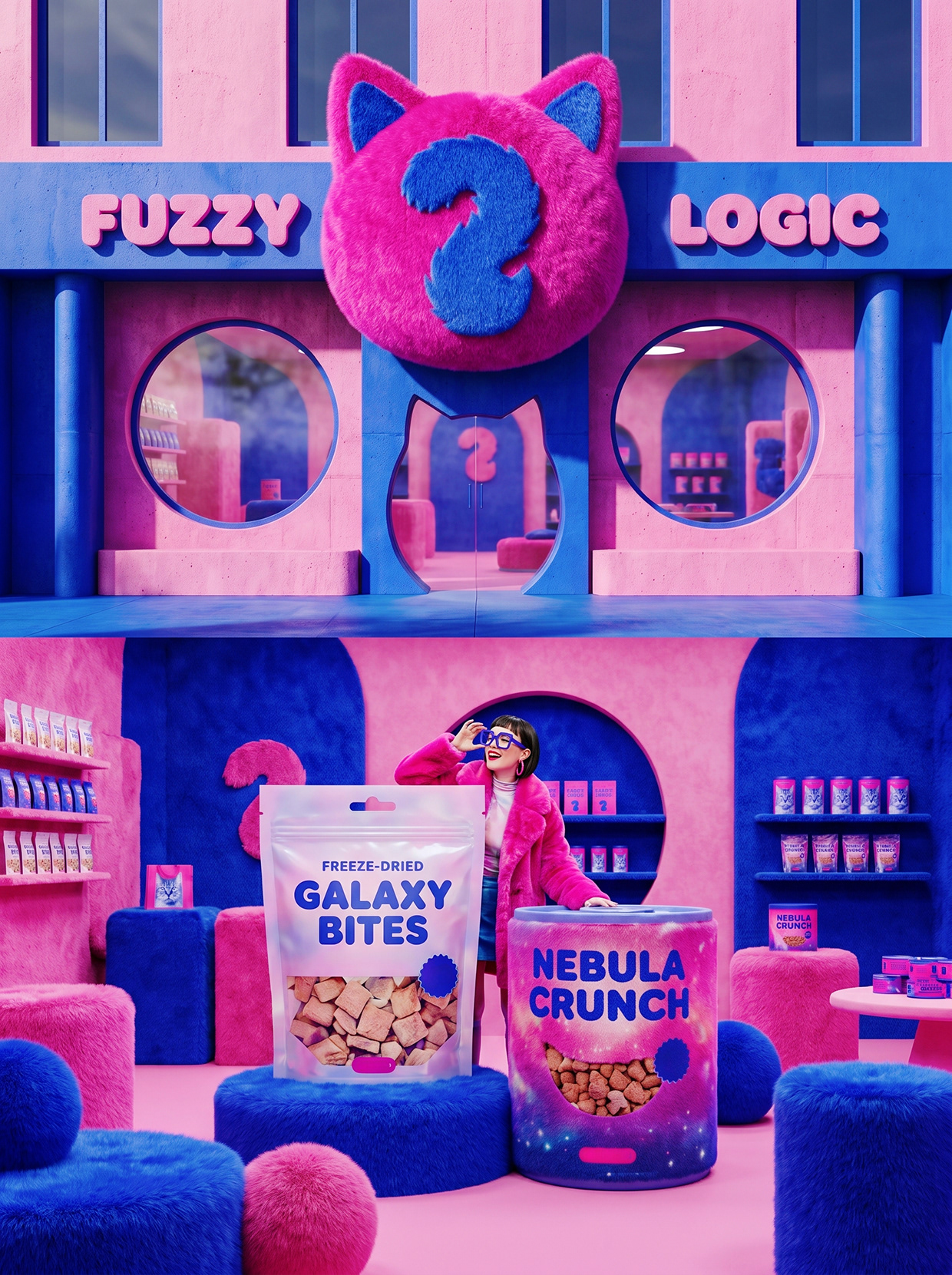 FUZZY LOGIC | Space-Pop Pet Lifestyle Branding Image 15