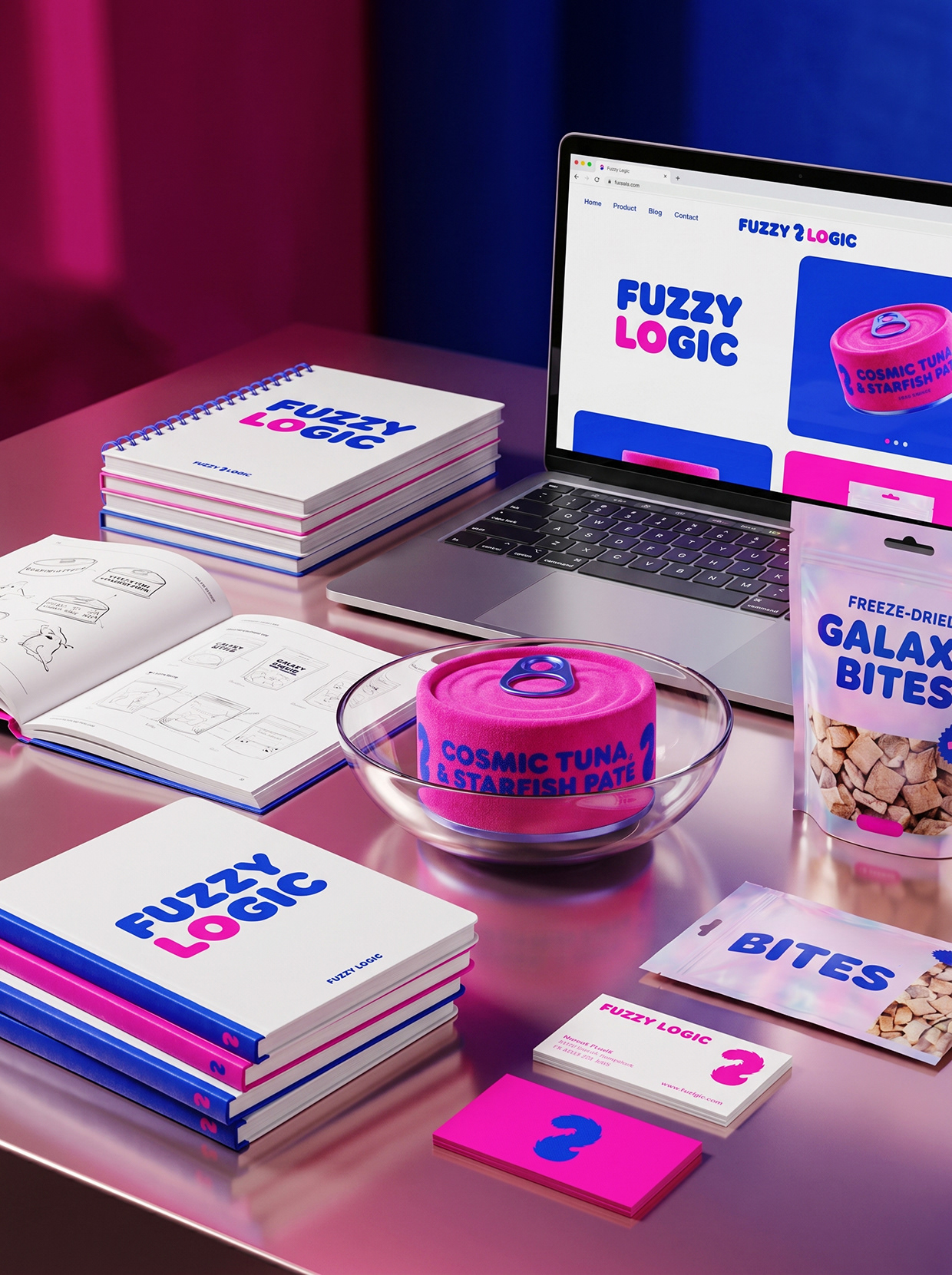 FUZZY LOGIC | Space-Pop Pet Lifestyle Branding Image 16